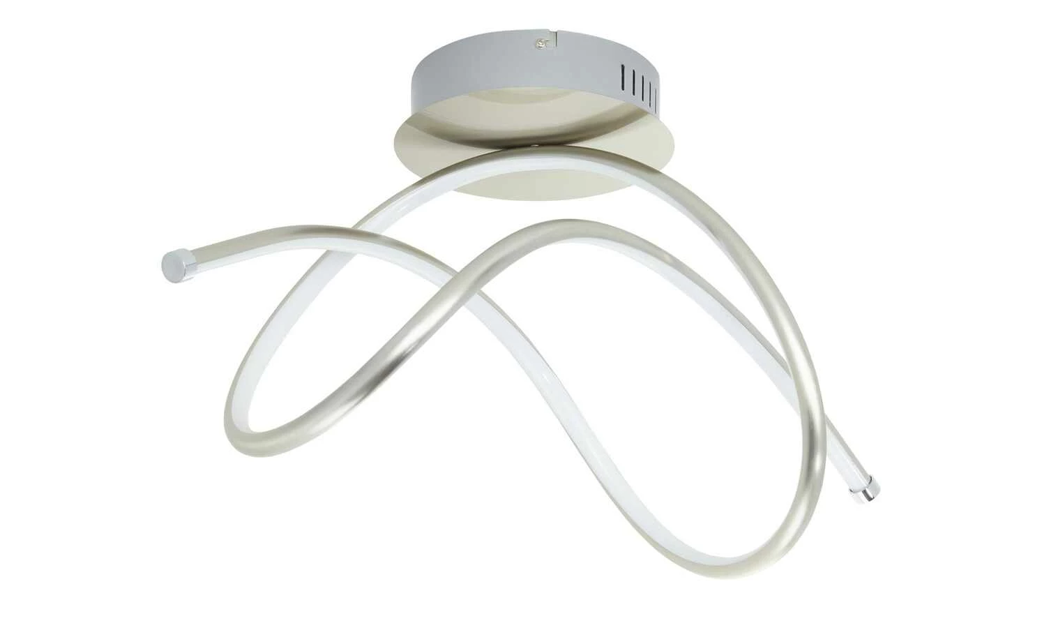 Paul Neuhaus LED-Deckenleuchte, Nickel-matt, geschwungen – Bild 2