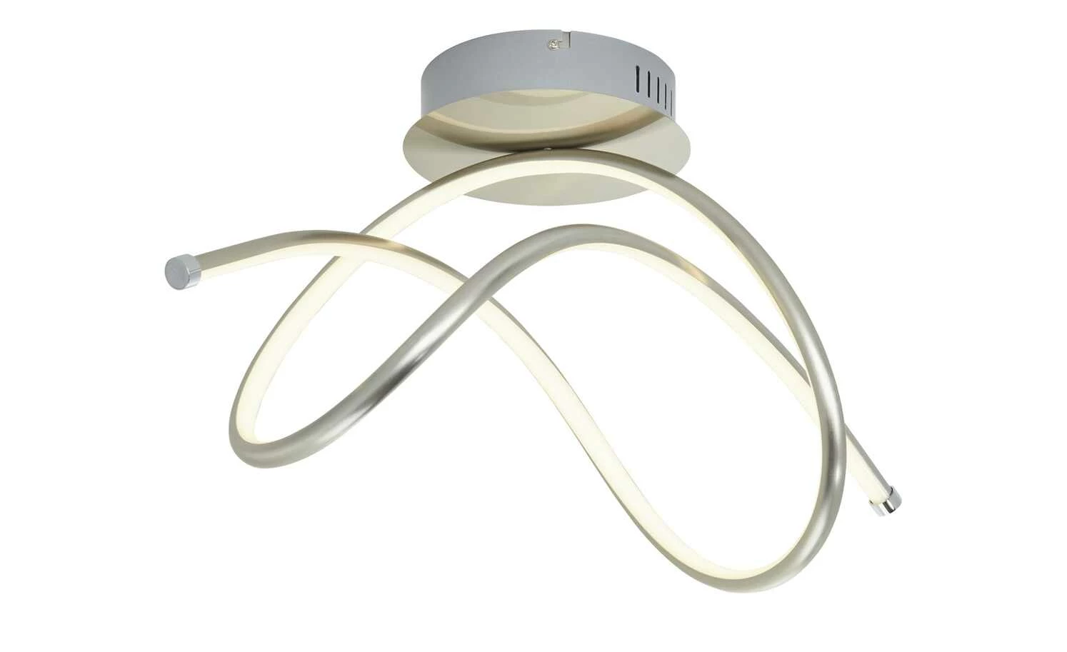 Paul Neuhaus LED-Deckenleuchte, Nickel-matt, geschwungen – Bild 7