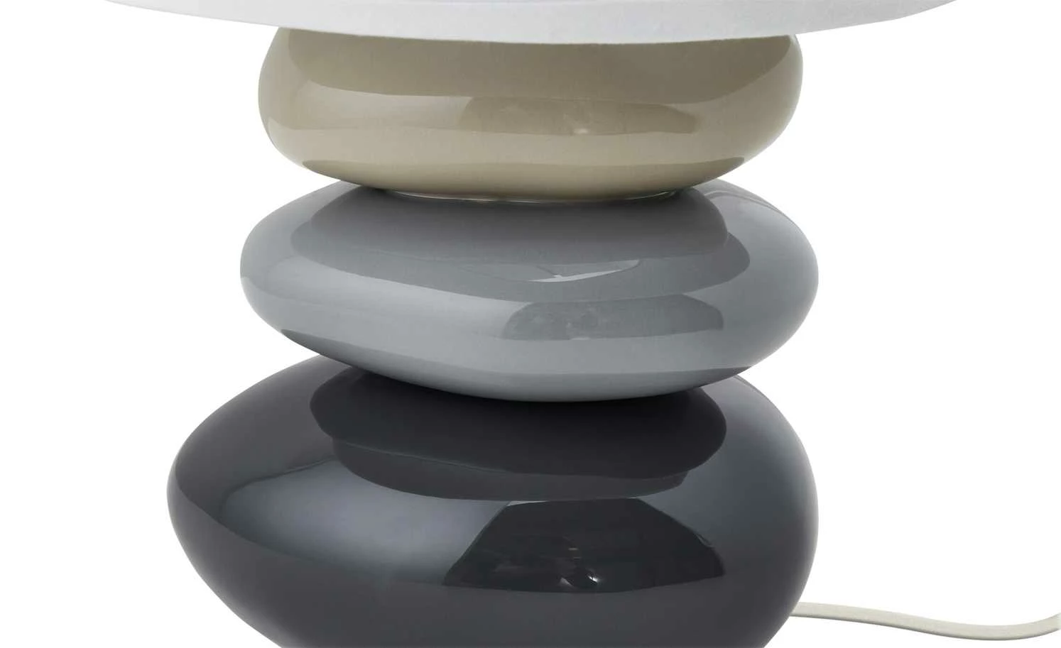 KHG Keramik-Tischleuchte, 1-flammig | Braun – Bild 4