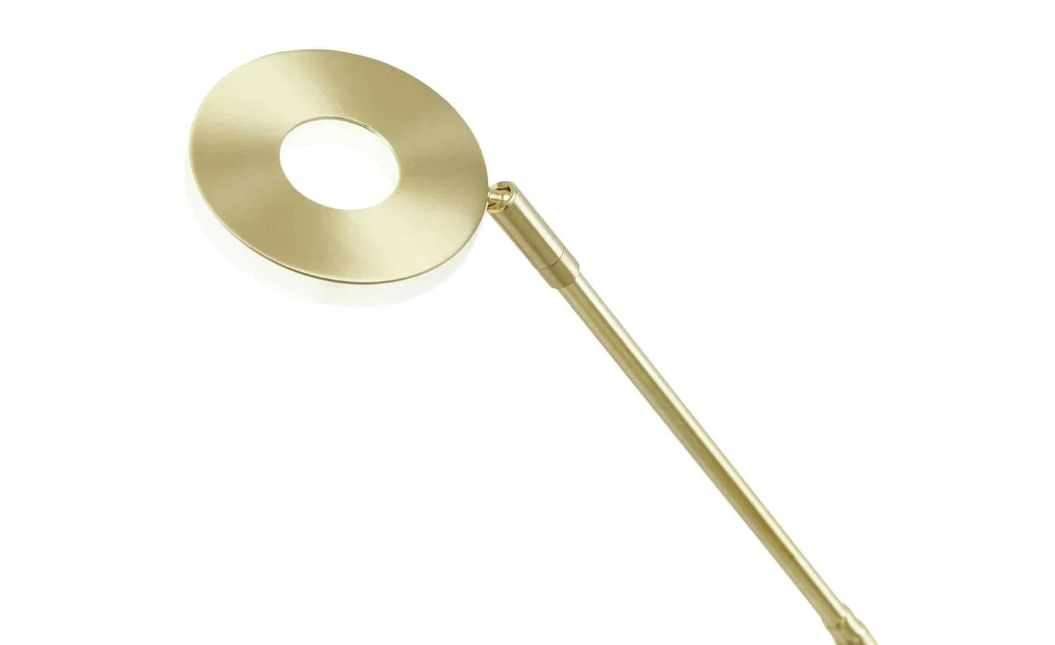 Fischer-Honsel LED-Leseleuchte, Messing-matt mit Dimmer – Bild 8