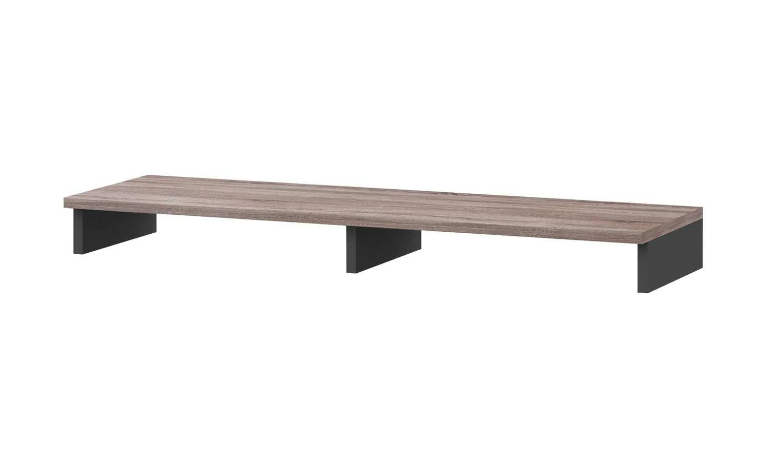 uno LED-Beleuchtungs-Set mit TV-Bühne Onyx | Graphitgrau / Eiche Trüffel sägerau (Nachbildung) – Bild 2