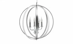 Trio Kronleuchter, 4-flammig chromfarben mit Strass