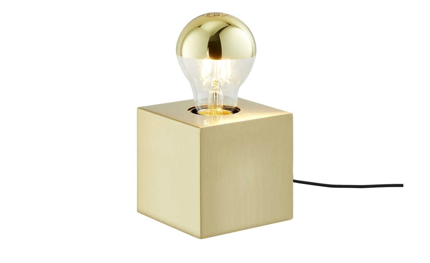 Tischleuchte, 1-flammig, Messing matt – Bild 6