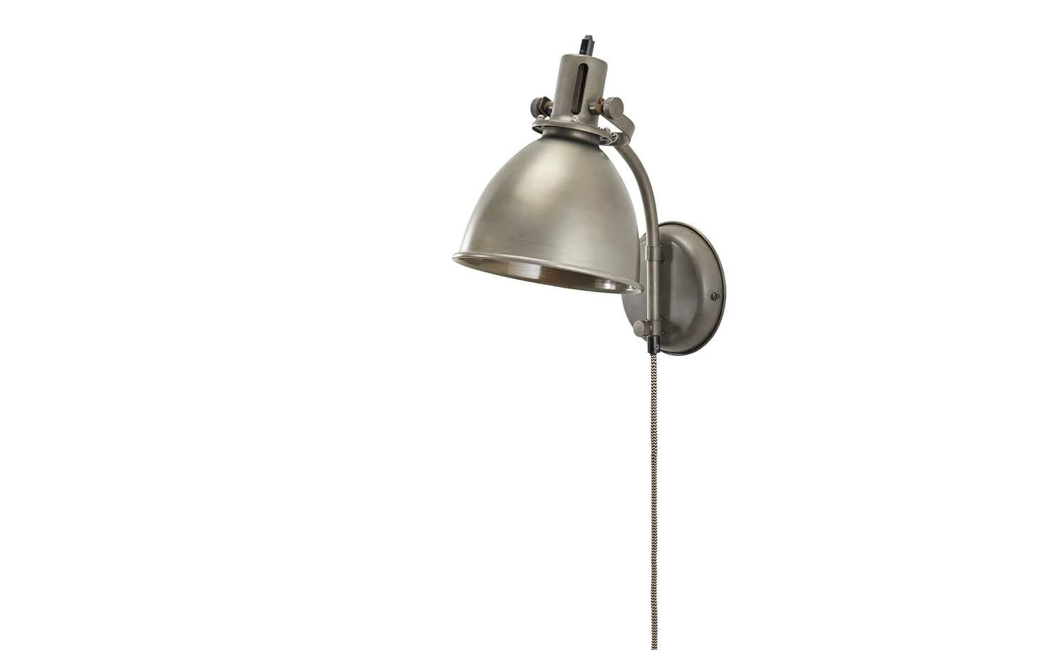 Wandleuchte, 1-flammig, altmessing – Bild 2