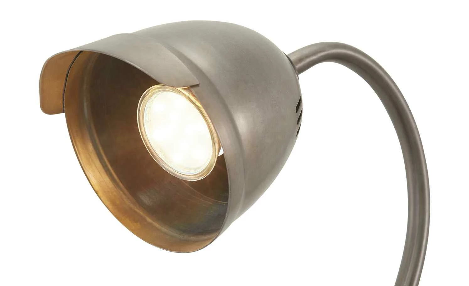 Schreibtischleuchte, 1-flammig, braun – Bild 5