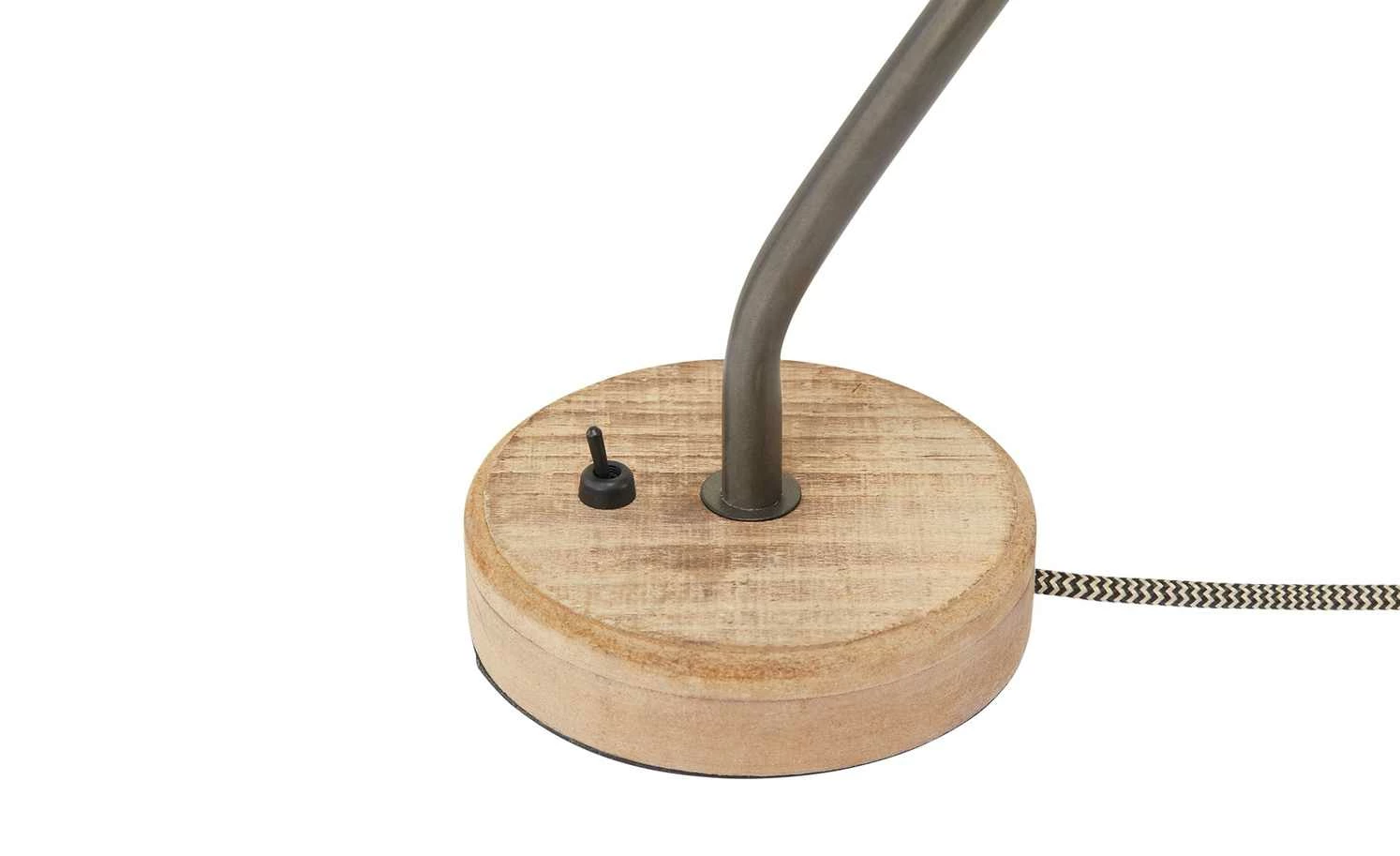 Schreibtischleuchte, 1-flammig, braun – Bild 6