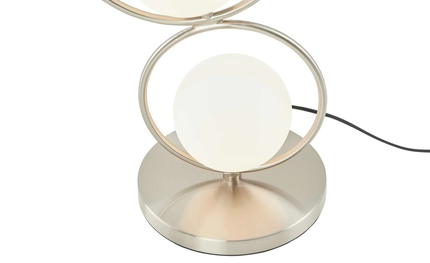 Meisterleuchten Stehleuchte, 6-flammig, Nickel-matt mit Glaskugeln – Bild 4