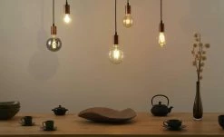 Trio Pendelleuchte, 5-flammig, kupferantikfarbig