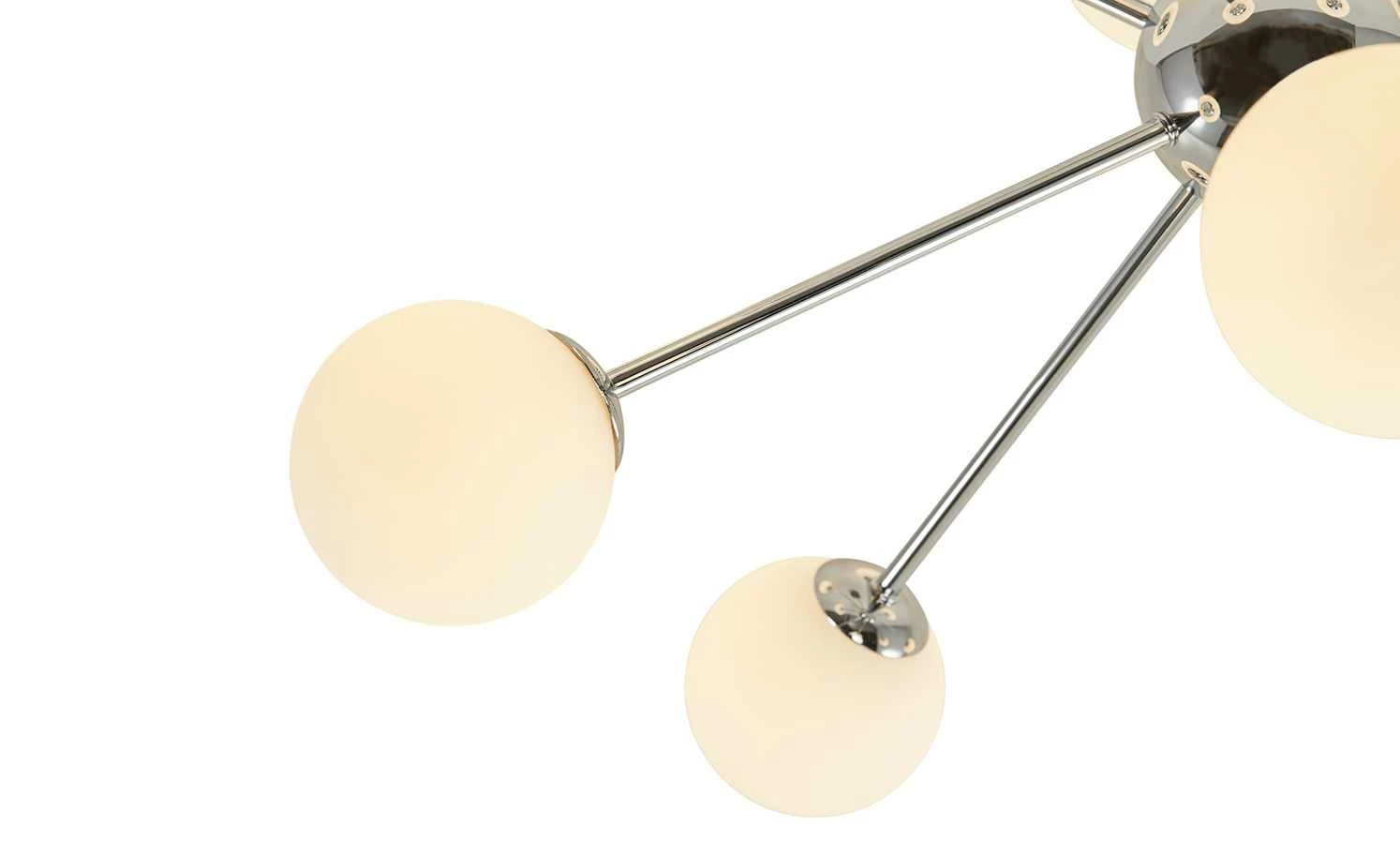 Meisterleuchten Deckenleuchte, 10-flammig mit Glaskugeln – Bild 3