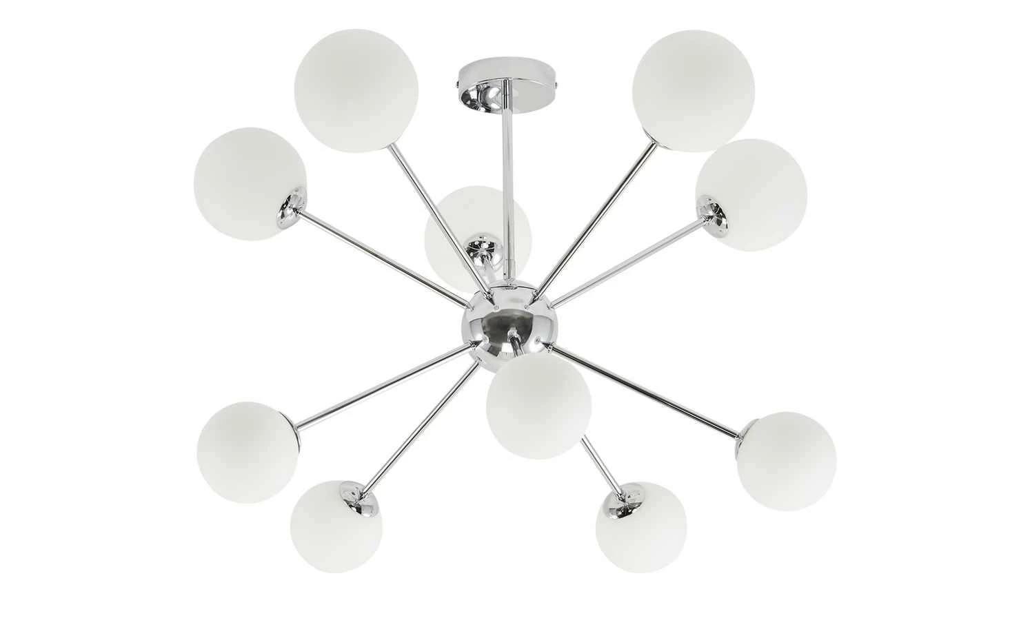 Meisterleuchten Deckenleuchte, 10-flammig mit Glaskugeln – Bild 2