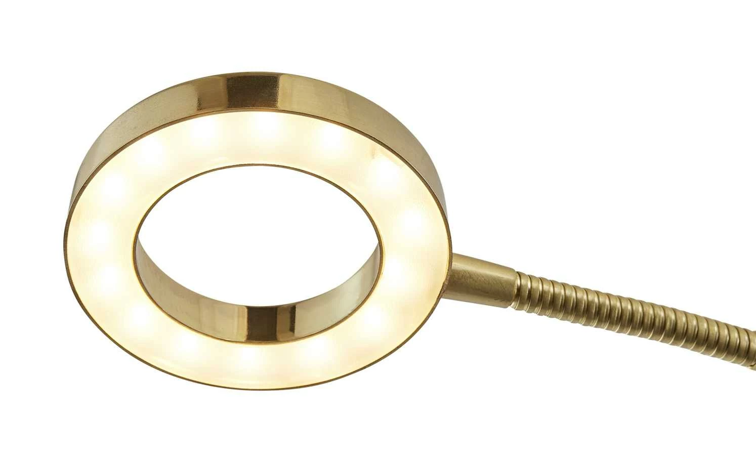 Meisterleuchten LED-Deckenfluter, 2-flammig, messing-matt | Messing matt – Bild 4