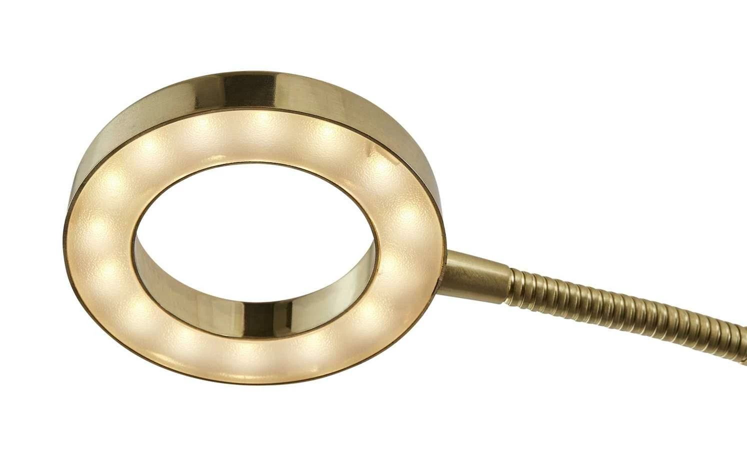 Meisterleuchten LED-Deckenfluter, 2-flammig, messing-matt | Messing matt – Bild 5