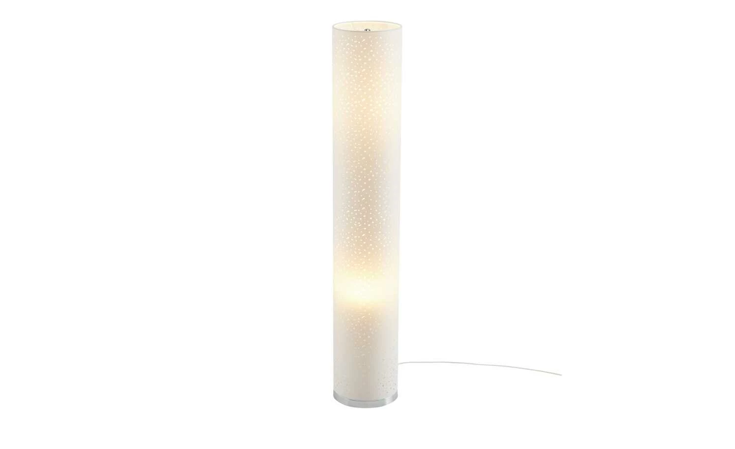 KHG Stehleuchte, 2-flammig, Stoffschirm weiß – Bild 3