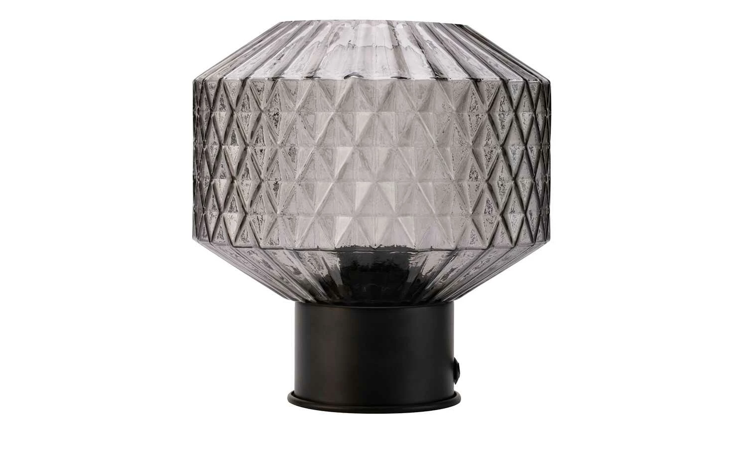 Tischleuchte, 1-flammig, Rauchglas – Bild 2