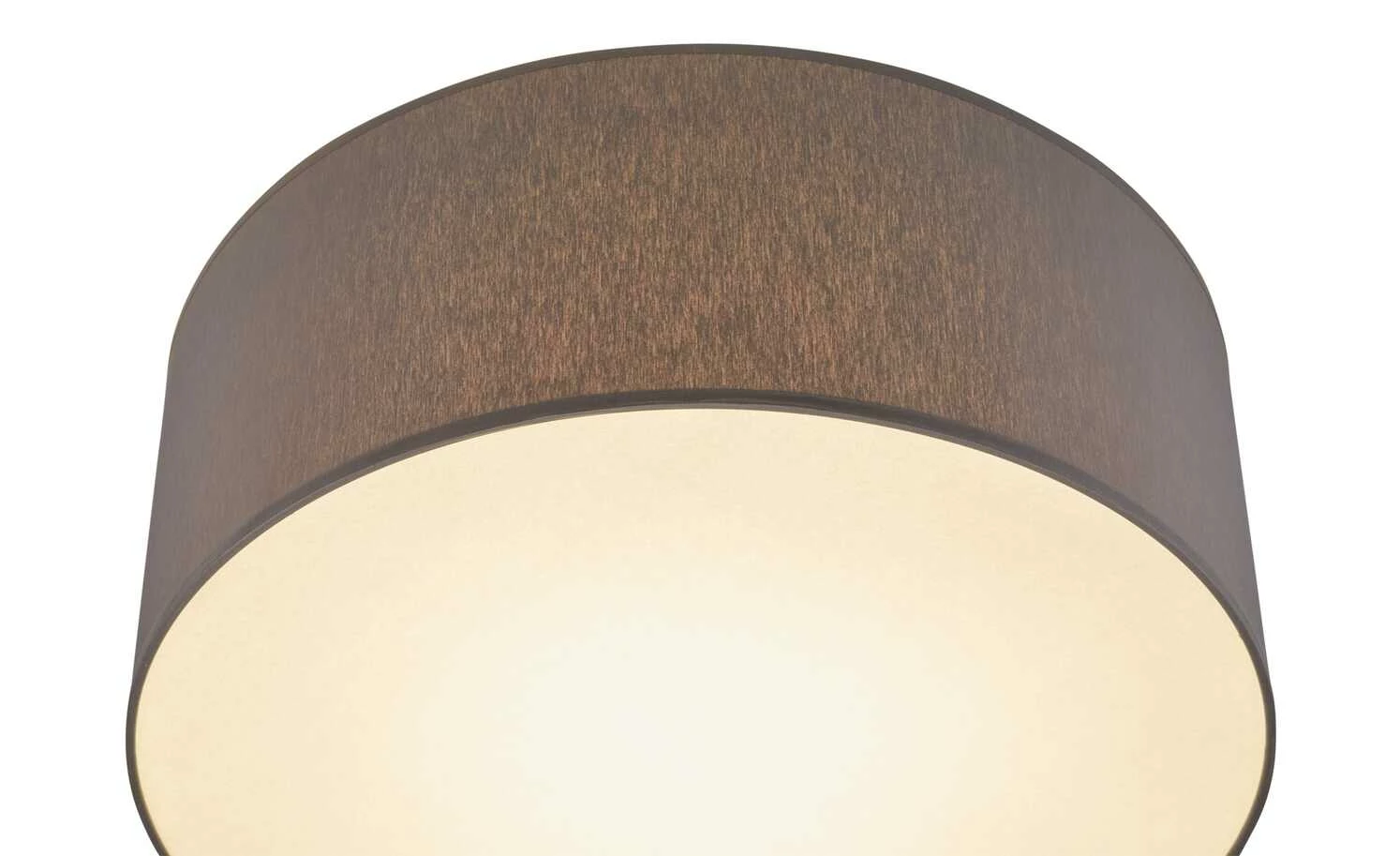 LED-Deckenleuchte, 1-flammig, Stoff grau – Bild 3