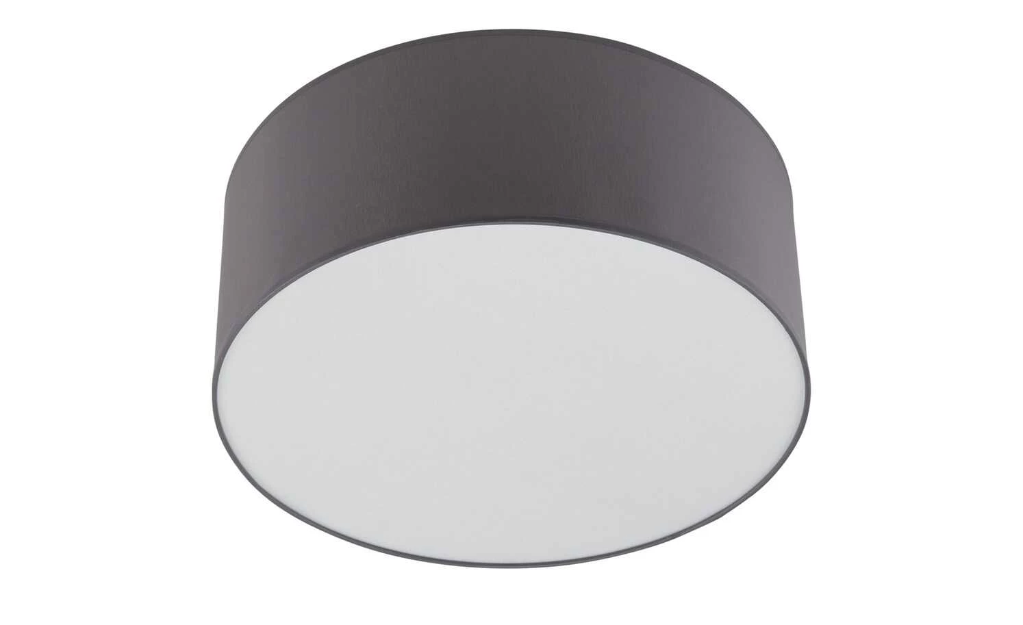 LED-Deckenleuchte, 1-flammig, Stoff grau – Bild 2