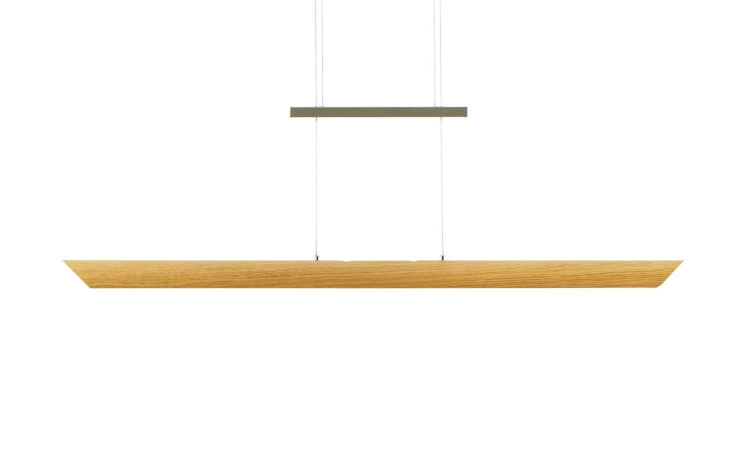 LED-Pendelleuchte, 1-flammig, Eiche natur – Bild 2