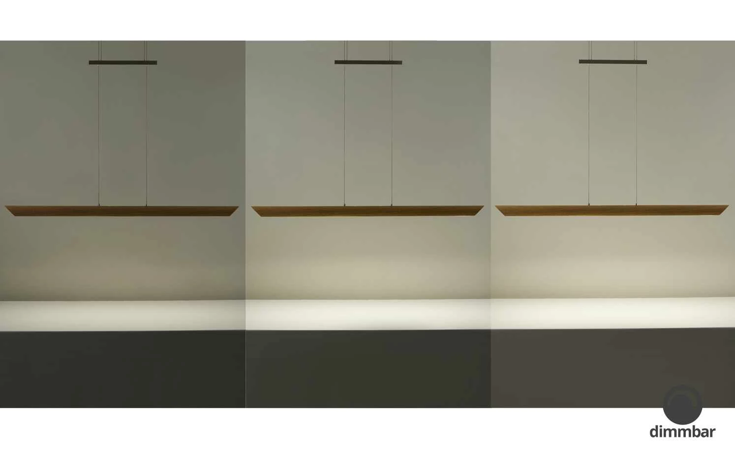 LED-Pendelleuchte, 1-flammig, Eiche natur – Bild 7