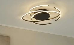 KHG LED-Deckenleuchte, 3-flammig, schwarz