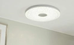 KHG LED-Deckenleuchte, 1-flammig, Kristalloptik