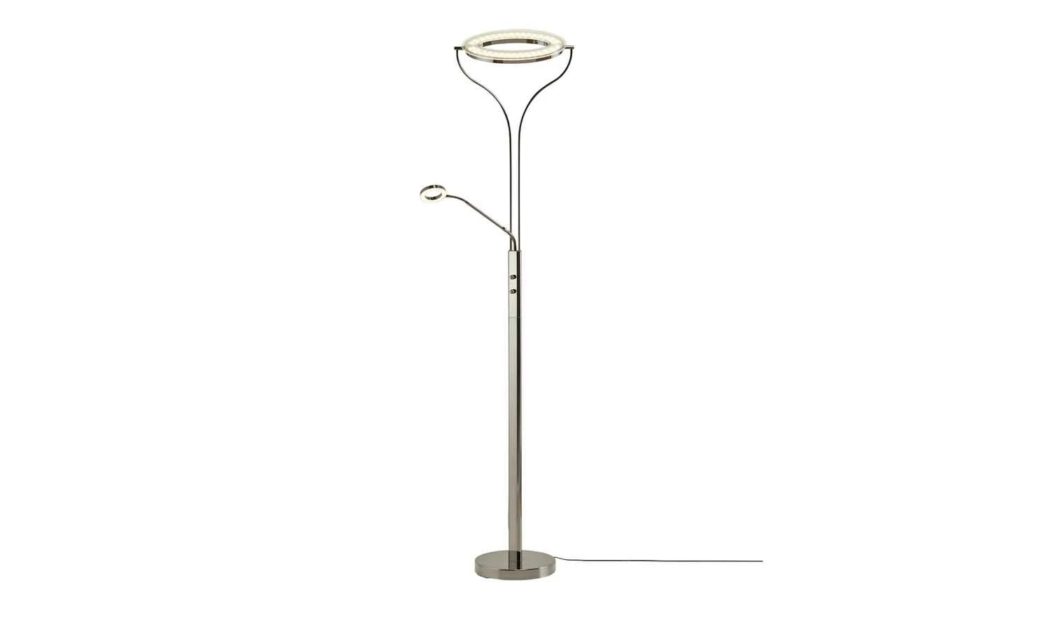 Meisterleuchten LED-Deckenfluter, 2-flammig, schwarz/chrom – Bild 2