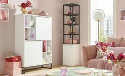 KHG Stehleuchte, 1-flammig, altmessing