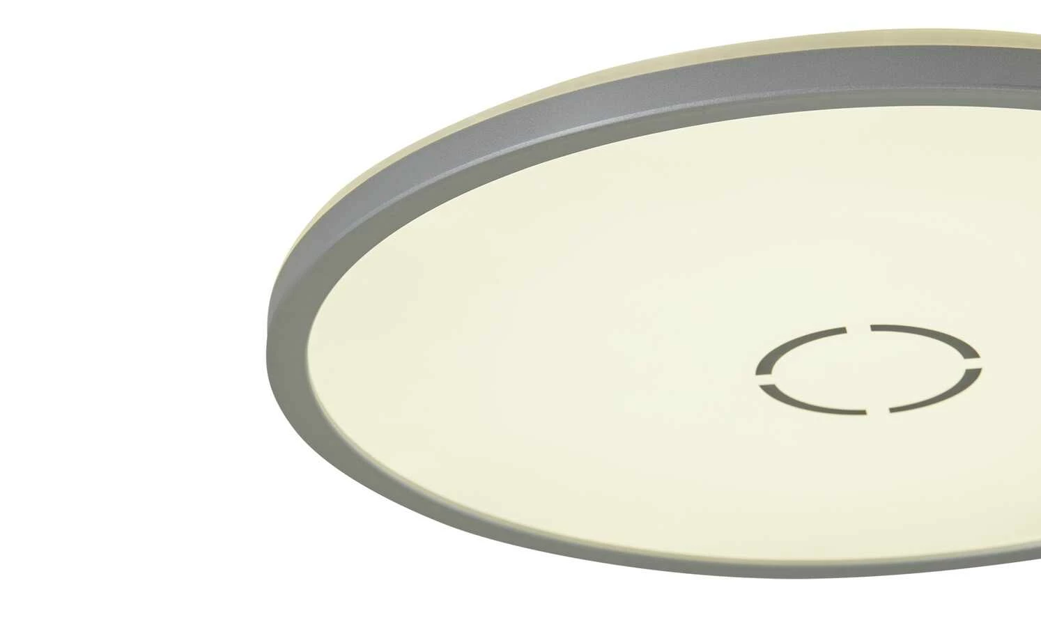 LED-Deckenleuchte, silber mit Hintergrundbeleuchtung | silberfarben – Bild 4