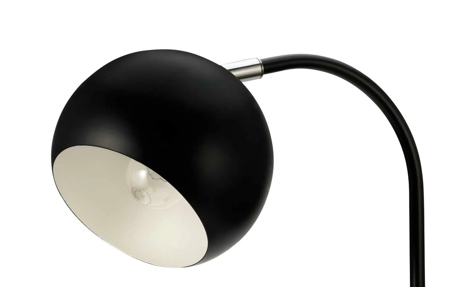 Tischleuchte, 1-flammig, Metall schwarz – Bild 5