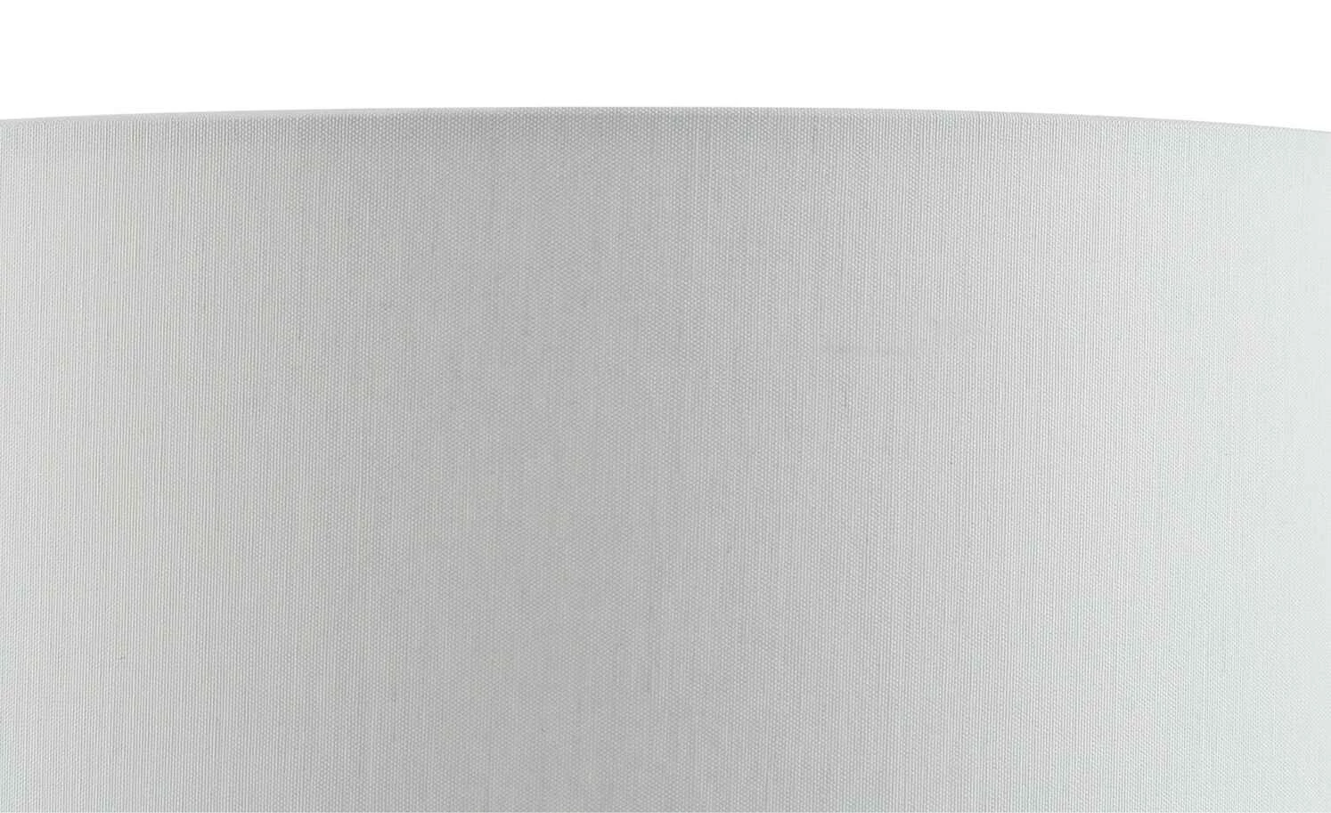 B-Leuchten Tischleuchte, 1-flammig, chrom/Stoffschirm grau – Bild 3