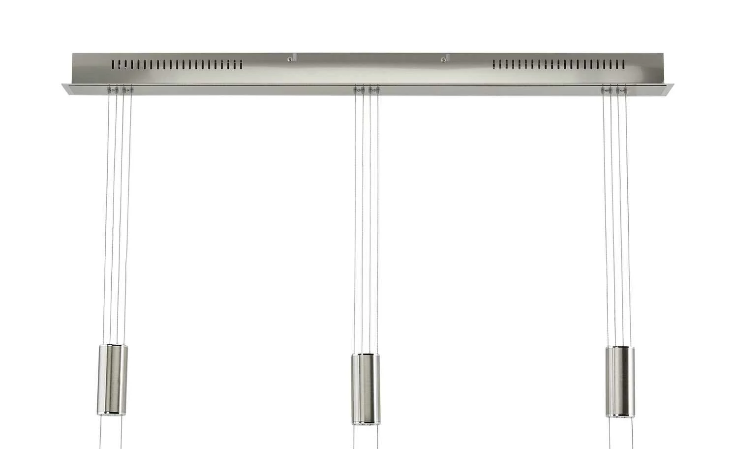 Fischer-Honsel LED-Pendelleuchte, 3-flammig, Nickel matt – Bild 4