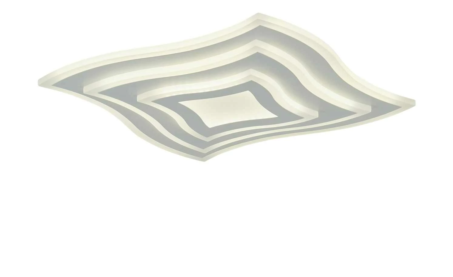 Fischer-Honsel LED-Deckenleuchte weiß ´quadratisch geschwungen` – Bild 10