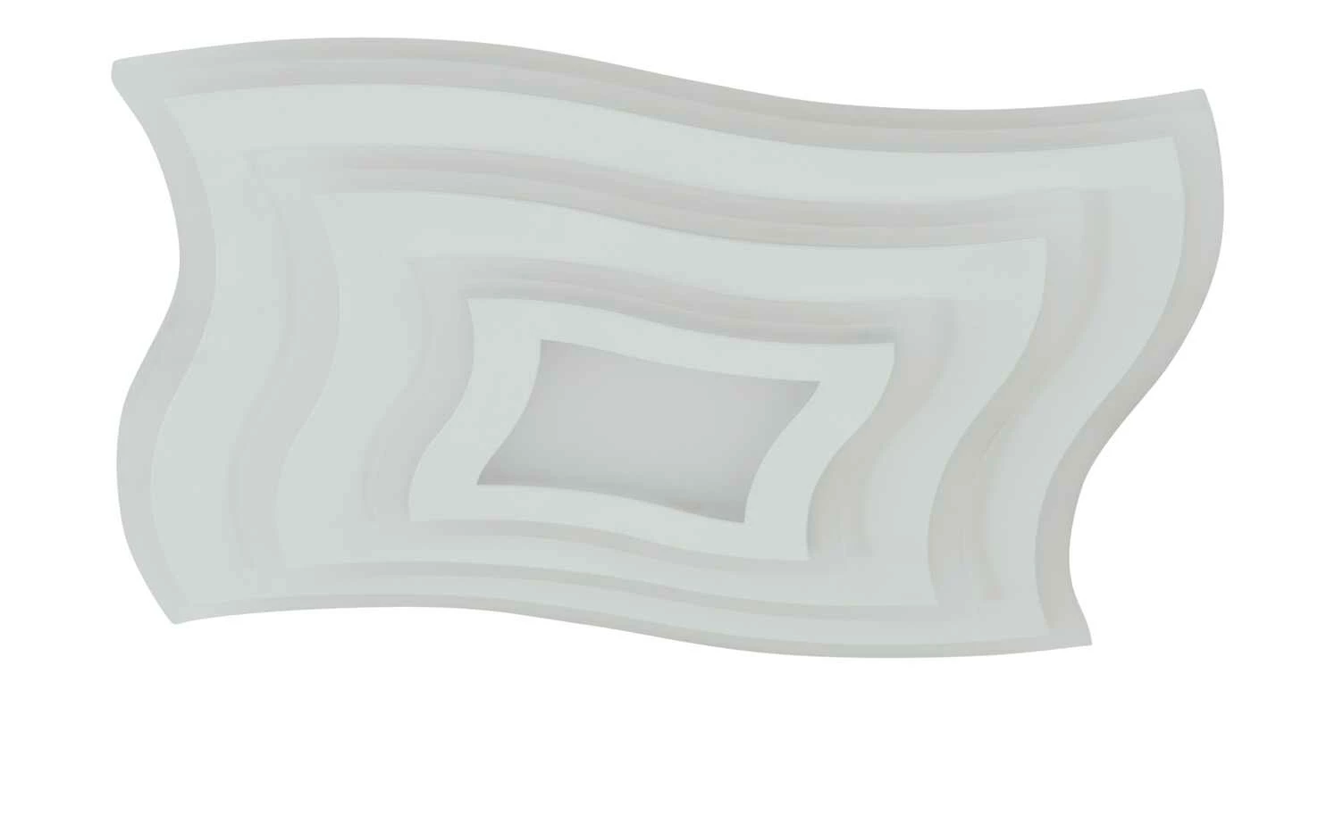 Fischer-Honsel LED-Deckenleuchte weiß ´quadratisch geschwungen` – Bild 5