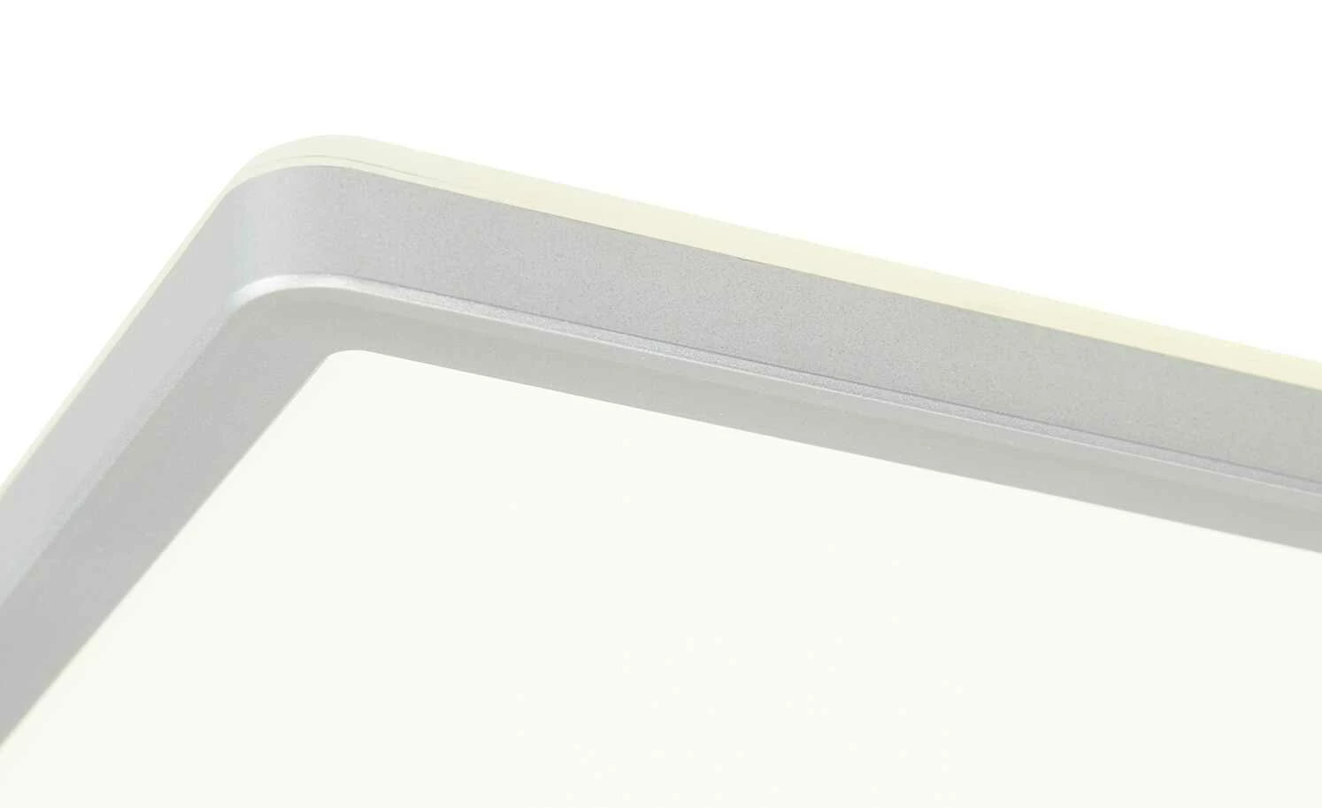 LED-Deckenleuchte, silber mit Hintergrundbeleuchtung | silberfarben – Bild 3