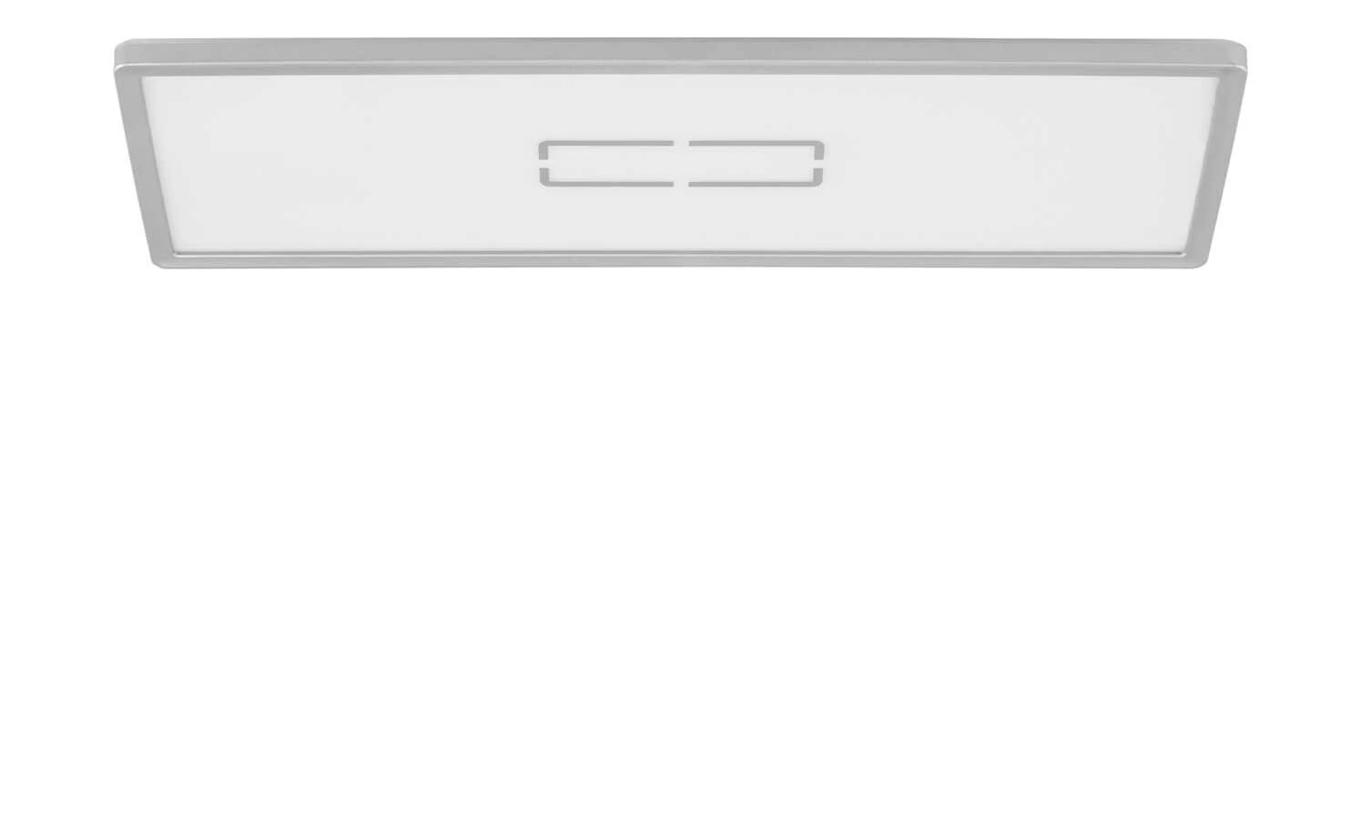 LED-Deckenleuchte, silber mit Hintergrundbeleuchtung | silberfarben – Bild 4