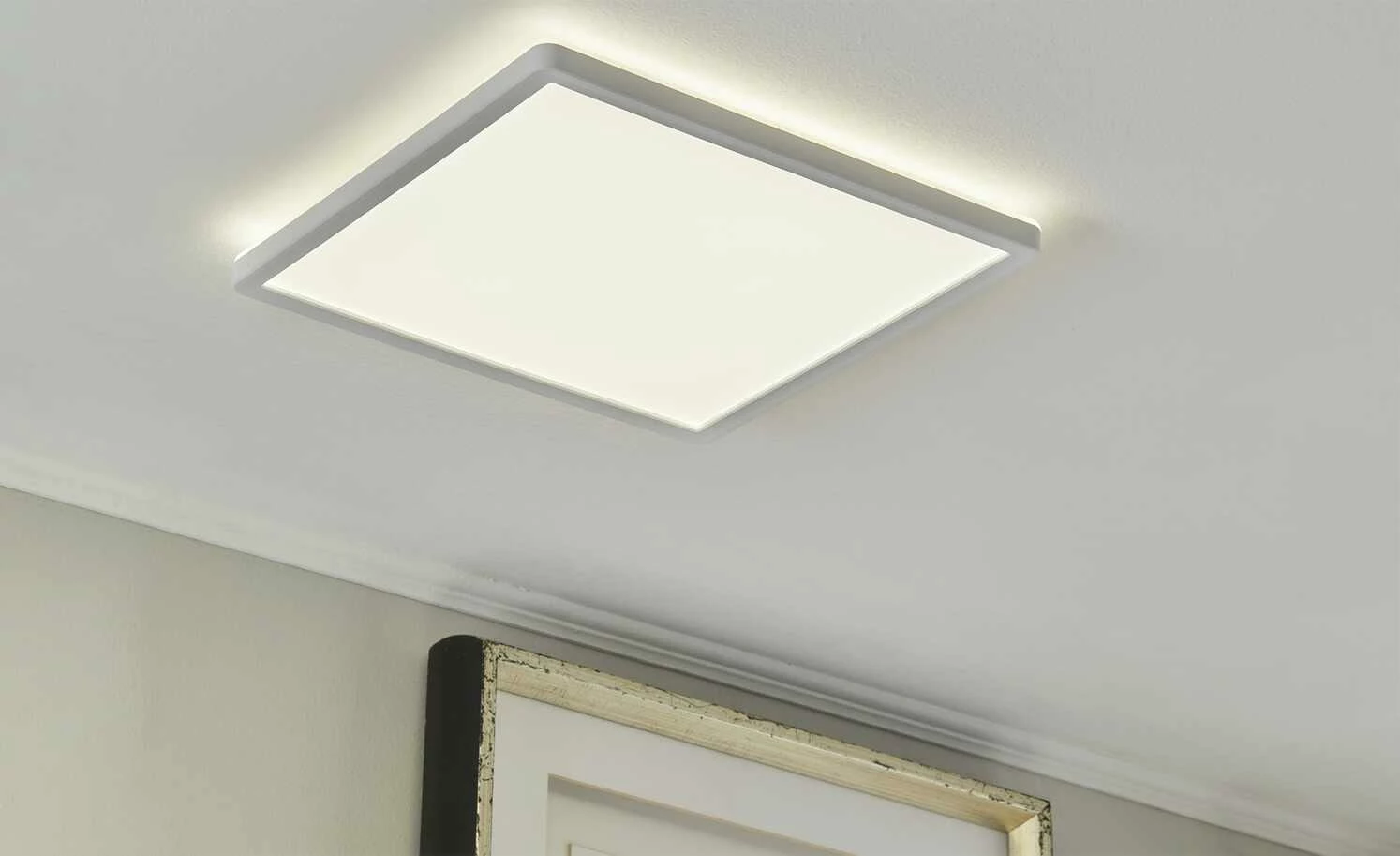 LED-Panel, weiß mit Hintergrundbeleuchtung `mittel` | 18|W