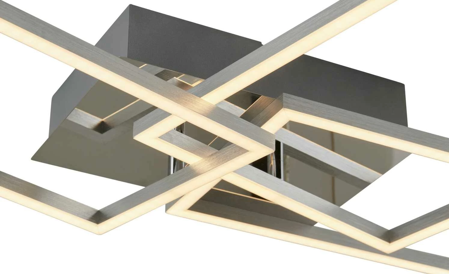 LED-Deckenleuchte, chrom/silberfarben ´breit´ – Bild 6