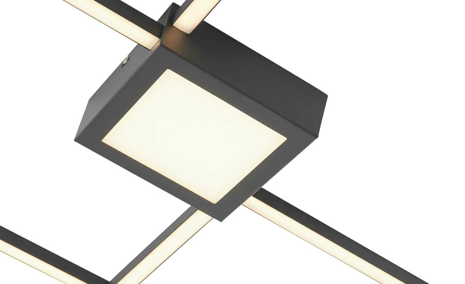 Trio LED-Deckenleuchte anthrazit, klein – Bild 3