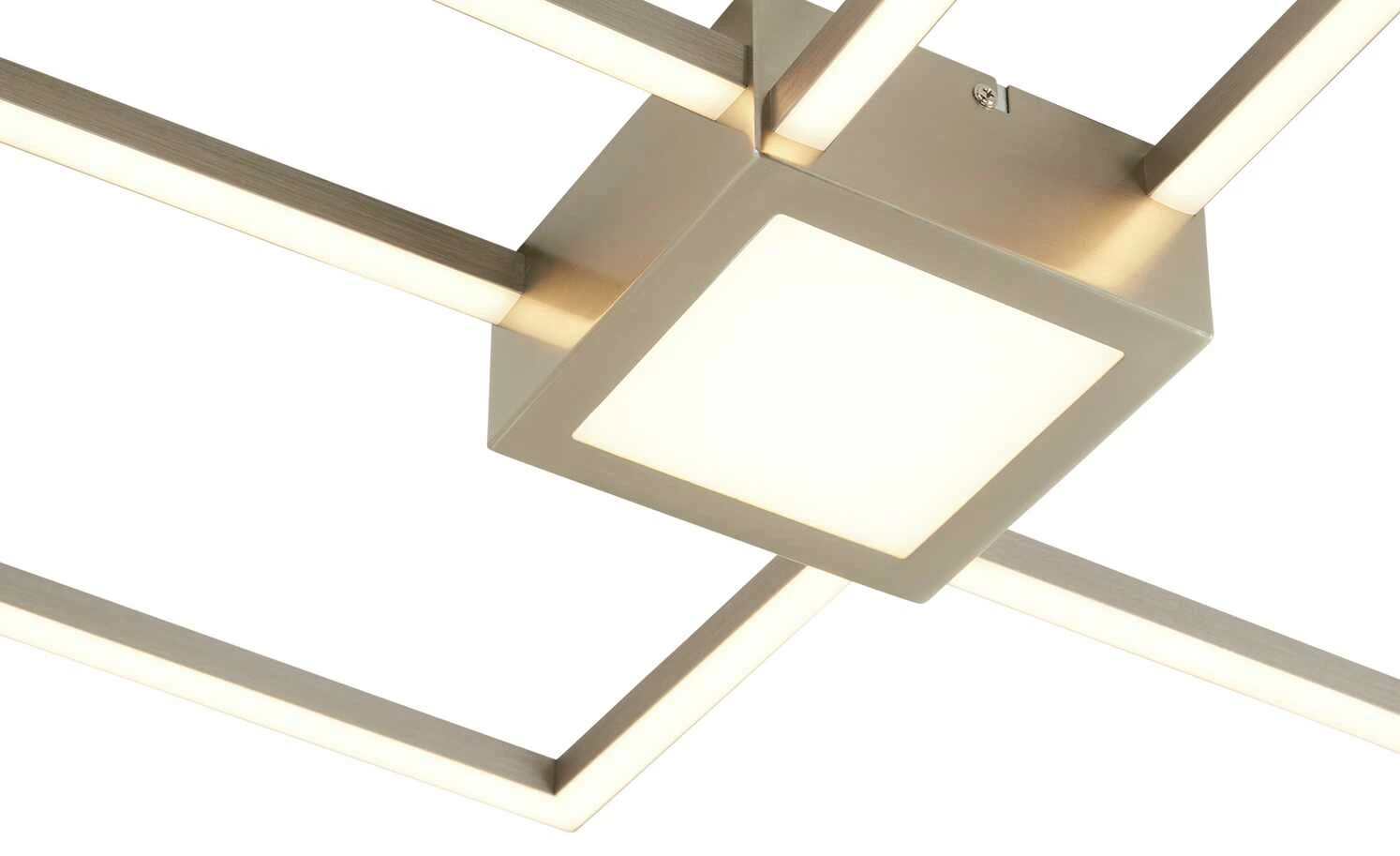 Trio LED-Deckenleuchte Nickel matt | silberfarben – Bild 4