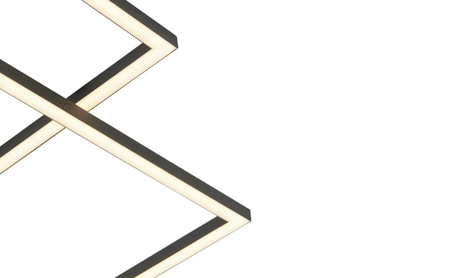 Trio LED-Deckenleuchte anthrazit | Schwarz – Bild 3