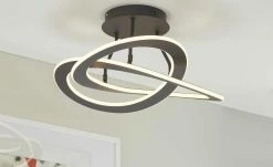 Trio LED-Deckenleuchte, anthrazit