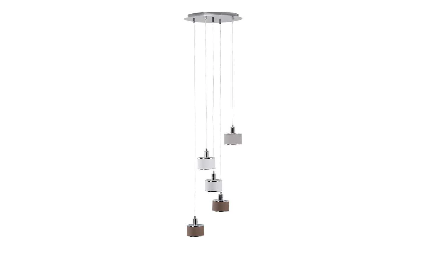 Wofi Pendelleuchte, 5-flammig, chrom – Bild 3
