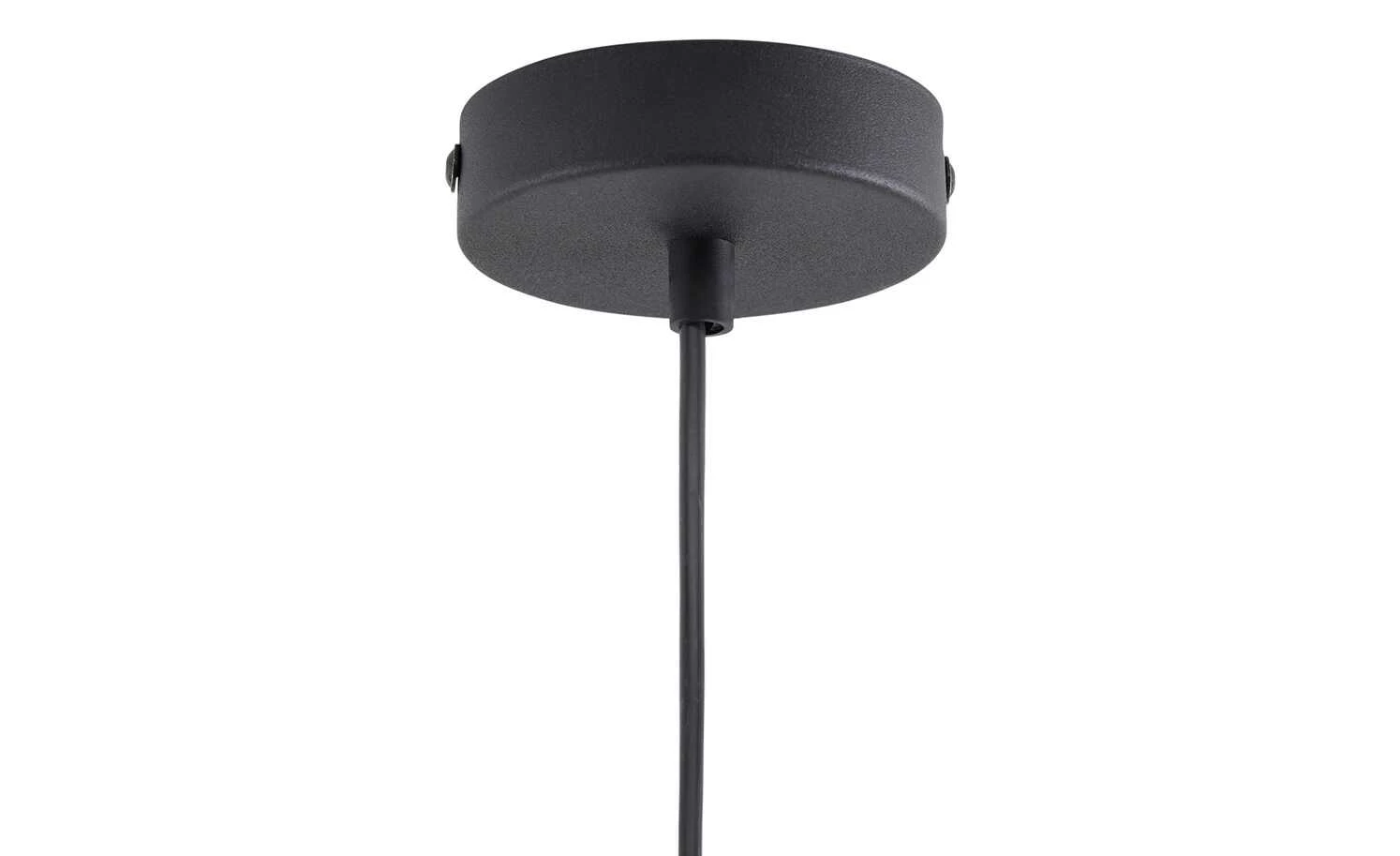 Pendelleuchte, 1-flammig, schwarz/Glas graphitfarben – Bild 3