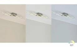 Paul Neuhaus Smart Home-Deckenleuchte, 3-flammig, geschwungen