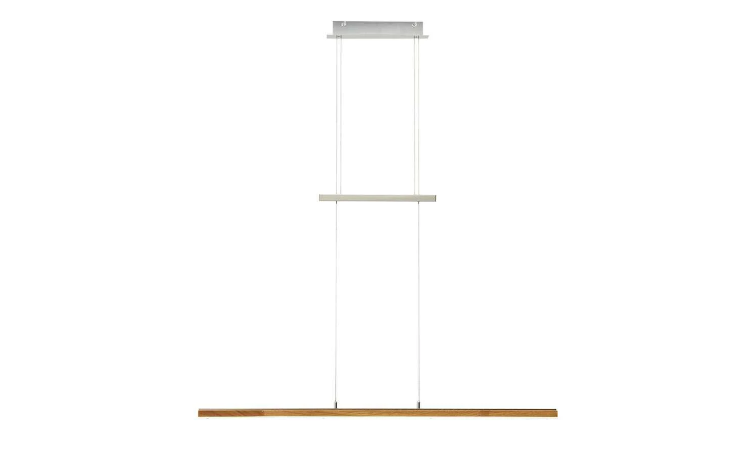 LED-Pendelleuchte, 1-flammig, Eiche natur – Bild 6