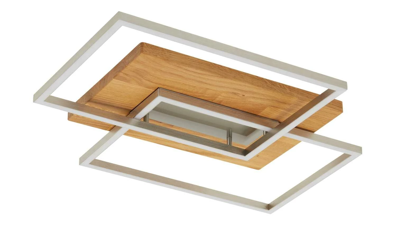 LED-Deckenleuchte, 2-flammig, Eiche natur – Bild 2