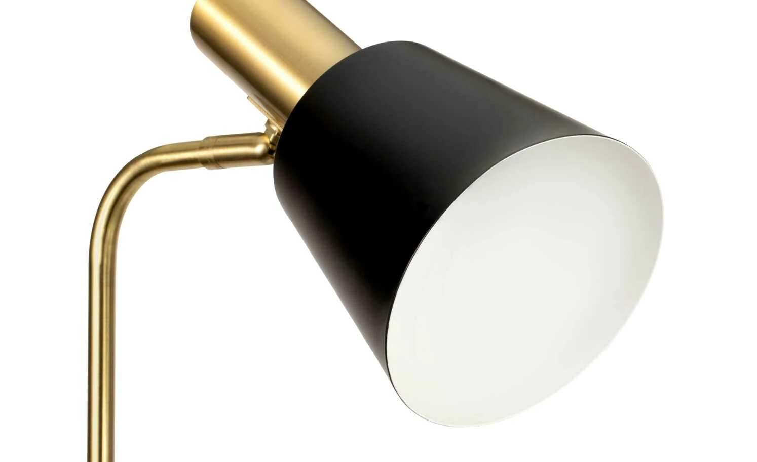 Stehleuchte, 1-flammig, schwarz/gold – Bild 4