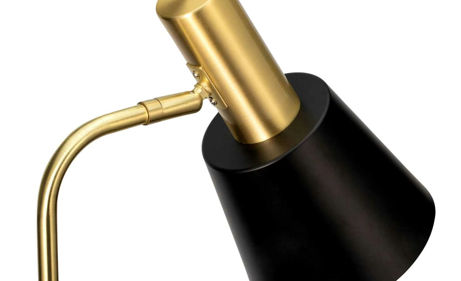Stehleuchte, 1-flammig, schwarz/gold – Bild 5