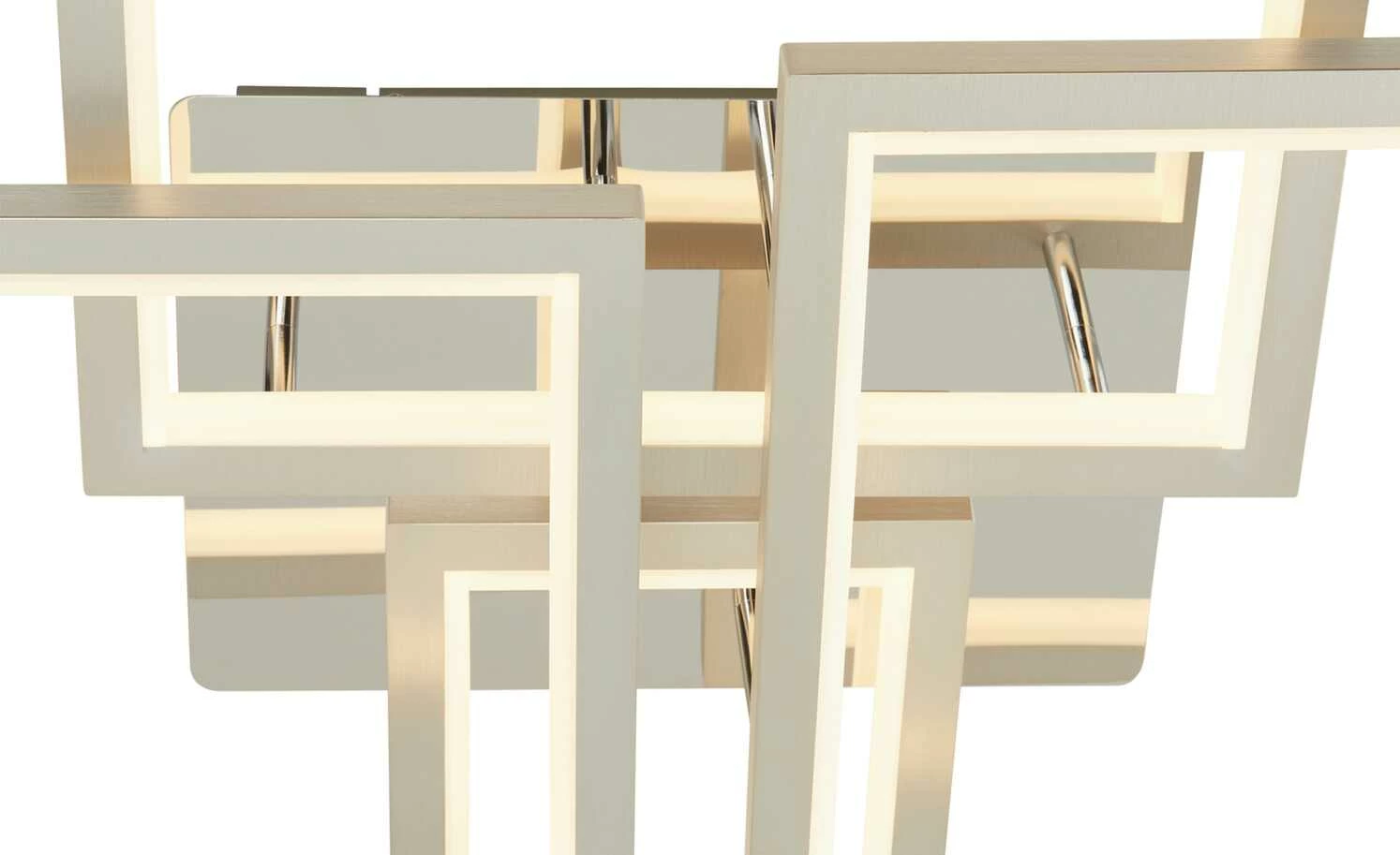 KHG LED-Deckenleuchte, 4-flammig, chrom, ´eckig´ – Bild 4