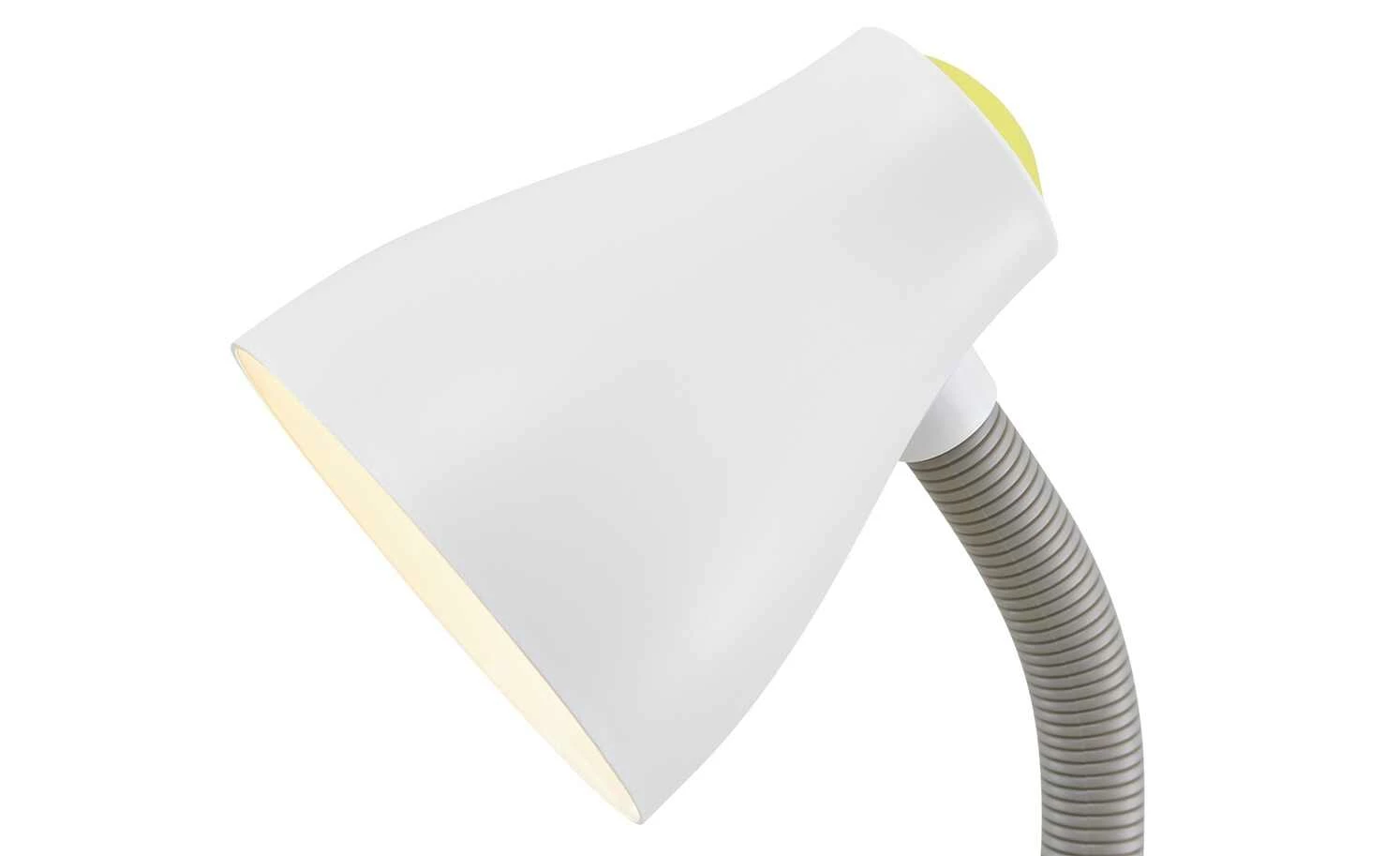 KHG Tischleuchte, 1-flammig, gelb/weiß – Bild 4