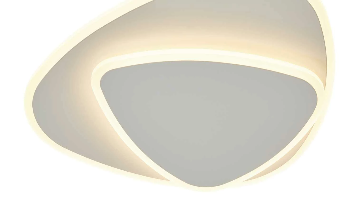 KHG LED-Deckenleuchte, weiß `Ovale` – Bild 3